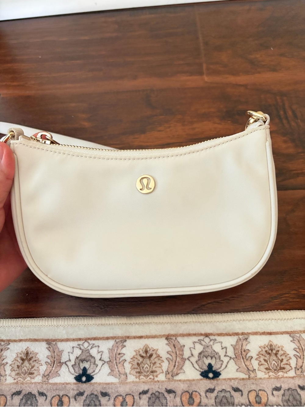 lululemon Cream Mini Shoulder Bag